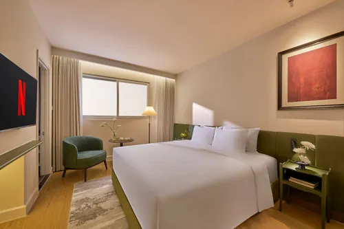 Phòng Deluxe Twin City view Bathub